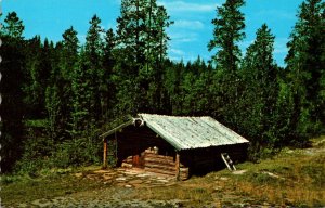 Canada British Columbia Typical Trapper's Cabin