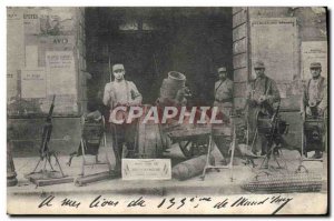 Old Postcard Militaria Canon