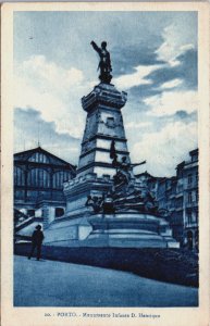 Portugal Porto Monumento Infante D. Henrique Postcard C109