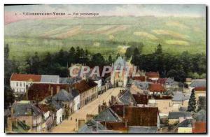 Old Postcard Villeneuve Sur Yonne Panoramic