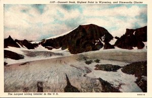 Wyoming Gannet Peak Highest Point In Wyoming and Dinwoodie Glacier Largest Li...