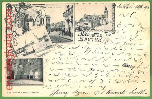 ah1764 - SPAIN - VINTAGE POSTCARD Postal Antigua - Seville - 1900-