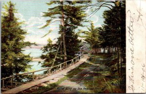 Maine Scene Along The New Meadows River 1906