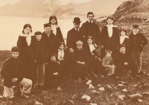 St Kilda School Scottish Children Scotland Postcard