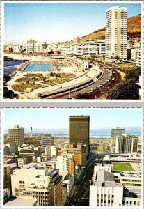 2~4X6 Postcards Cape Town, South Africa  SEA POINT~POOL~FLATS & SKYLINE VIEW