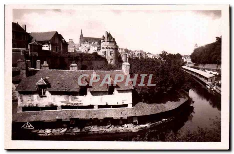 Old Postcard Vannes Les Remparts Les Lavoirs