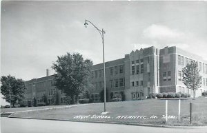 IA, Atlantic, Iowa, RPPC, High School, Cook Co No 3A282