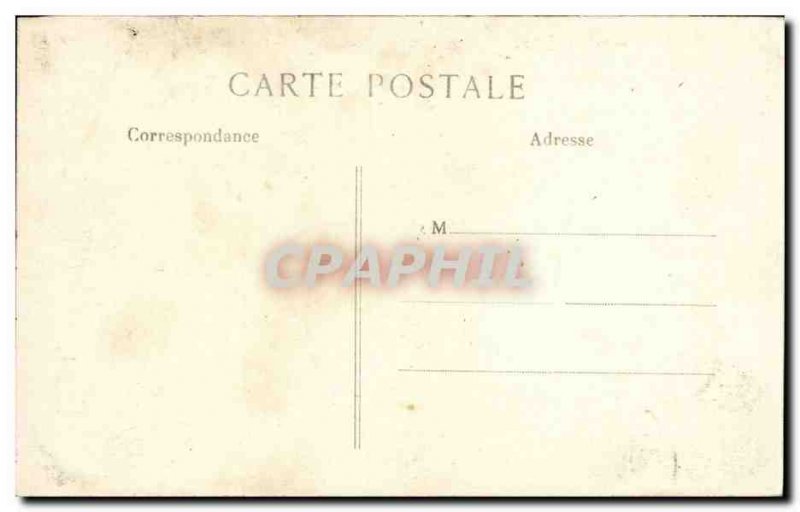 Old Postcard Soissons Inside the cathedral after the last bombing