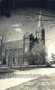 Real Photo - Catholic Church - Wahoo, Nebraska NE  