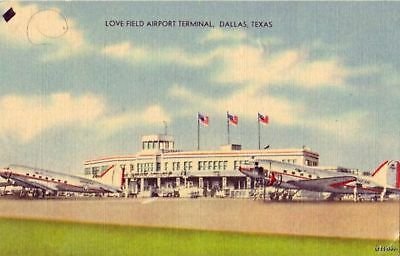 LOVE FIELD AIRPORT TERMINAL DALLAS, TX 1945