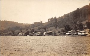 PC1/ Cuba Lake New York RPPC Postcard c1910 Allegheny Co Cottages 408