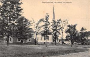 Royalston Massachusetts Church Hall Commons Antique Postcard K19735