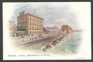 Ca 1902 PPC* VINTAGE GRUSS AUS TYPE NAPLES ITALY HOTEL METROPOLE MINT