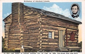 Birthplace of Abraham Lincoln Log Cabin Hodgenville KY