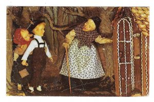 Hansel and Gretel Phoebes Little Wax Works Pocono Mts PA Museum Postcard