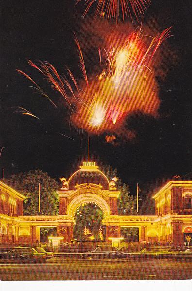 Italy Tivoli Main Entrance By Night