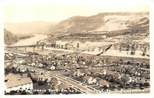 RPPC Engineers' Town, Coulee Dam, Mason City, WA ca 1940s Vintage Photo Postcard