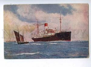 190526 GERMANY liner ship ESPANA by Schmidt Vintage postcard