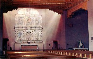 New Mexico Santa Fe Interior Of Cristo Rey Church