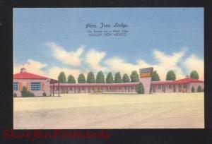 GALLUP NEW MEXICO ROUTE 66 PINE TREE LODGE OLD MOTEL NM ADVERTISING POSTCARD