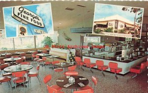 FL, Cape Canaveral, Florida, George's Restaurant, Multi-View, Dexter No 14483C