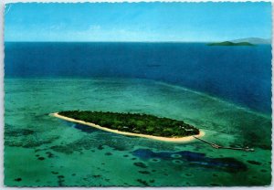 M-58009 Aerial view of Green Island Great Barrier Reef Australia