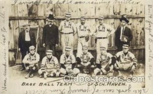 YMCA, Schuylkill Haven, PA USA Baseball Real Photo 1905 writing on front, pos...