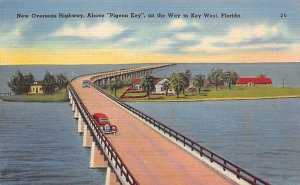 Overseas Highway Above Pigeon Key  Key West FL