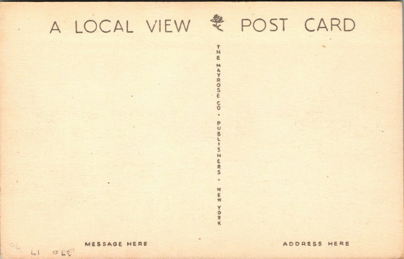 Vtg Westfield New Jersey NJ Wychwood South Gate Street View Homes 1930s Postcard