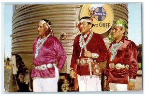 c1960's Indians Guides From Zuni Pueblo Santa Fe New Mexico NM Unposted Postcard