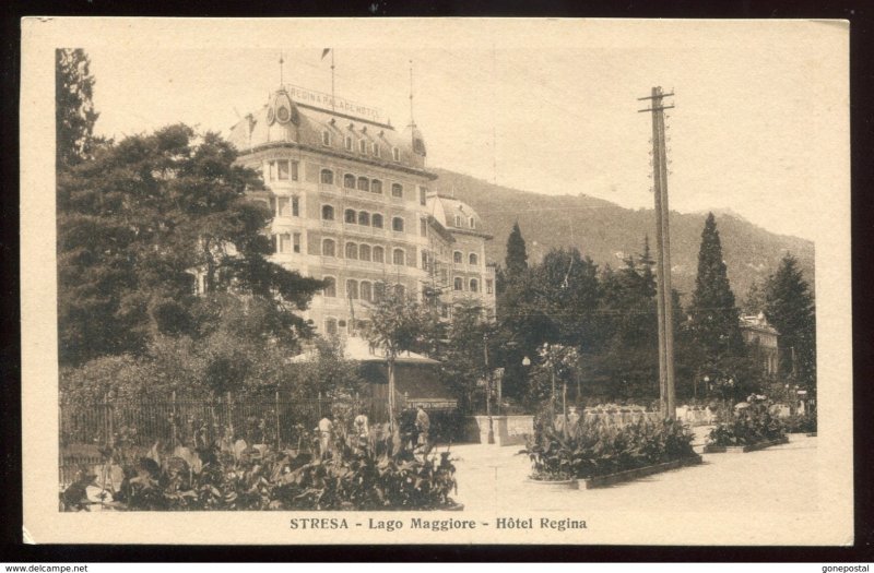 dc1003 - ITALY Stresa 1920s Lago Maggiore Hotel Regina