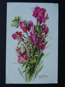 Flower GIROFLEE / GILLYFLOWER / WALLFLOWER - Old French Postcard