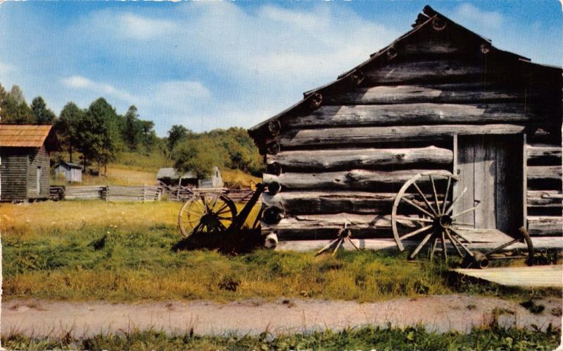 BLUE RIDGE PARKWAY VIRGINIA MABRY MILL BLACKSMITH SHOP POSTCARD 1955