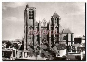 Postcard Modern Cathedrale St Etienne of Bourges The Facade