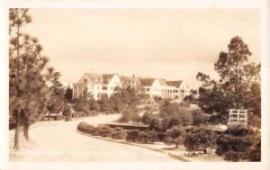 Southern Pines North Carolina Highland Inn Real Photo Antique Postcard K14869