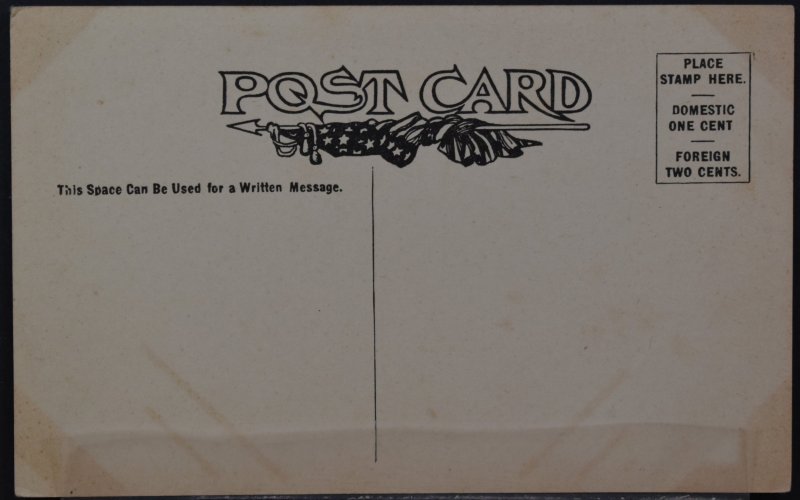 Winter - Cabin in Woods on Trail - c.1908