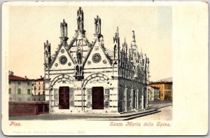 Pisa Santa Maria Della Spina Catholic Church in Pisa Italy Postcard