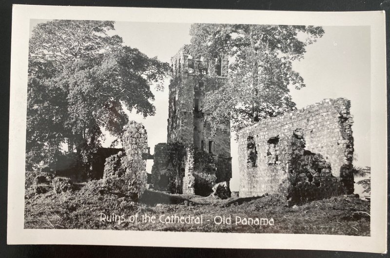 Mint Panama Real Picture Postcard Ruins Of the Cathedral old Panama