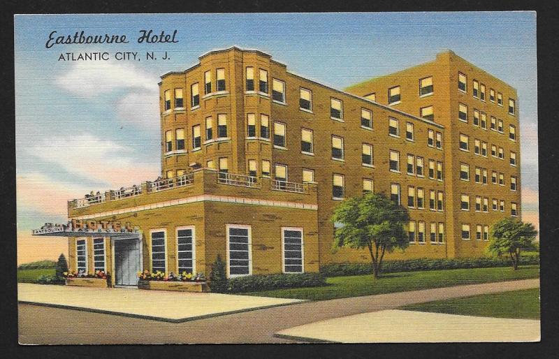 Eastbourne Hotel Atlantic City NJ unused c1940's