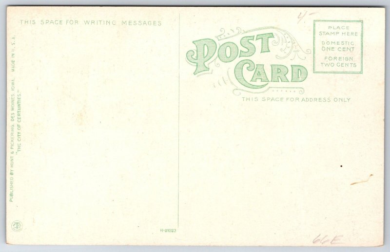 Des Moines Iowa~Prize Winning Cattle~Administration Bldg~State Fair Grounds~1910