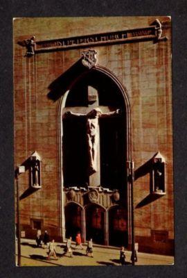 IL St Peter's Church CHICAGO ILLINOIS Postcard Crucifix