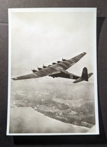 Mint Germany Aviation RPPC Postcard ME 323 Gigant Aircraft