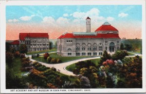 Art Academy And Art Museum In Eden Park Cincinnati Ohio Vintage Postcard C123