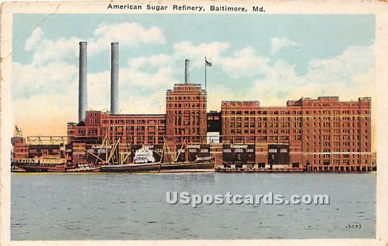 American Sugar Refinery in Baltimore, Maryland