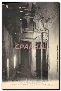 Old Postcard Reims Theater Corridors of & # 39amphitheatre and 2nd Street gal...