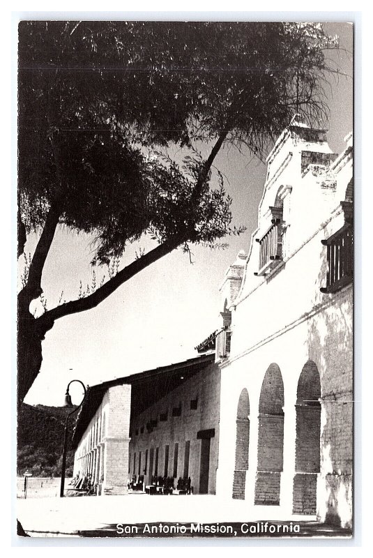 San Antonio Mission Jolon California RPPC Postcard No. 3 