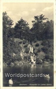 Wasserfall im Liether Geholz Elmshorn Germany Unused 