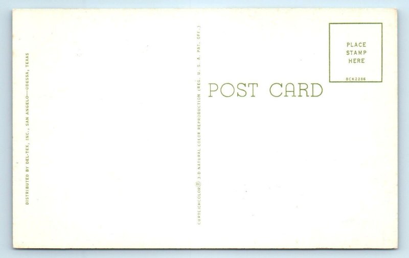 SAN ANGELO, TX Texas ~ Goodfellow AIR FORCE BASE c1950s Military   Postcard