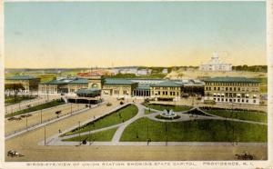 RI - Providence.  Union Railroad Station, Depot