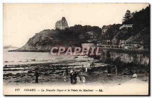 Old Postcard Dinard The New Dyke And The Pointe Du Reel